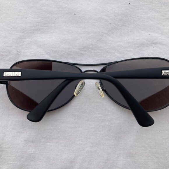 Bolle Polarized Men Sunglasses Madison 12457 KB Black Frame Eye Wear - Picture 6 of 11